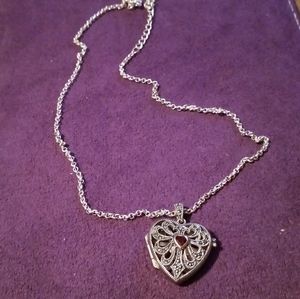 Sterling silver Valentines heart locket